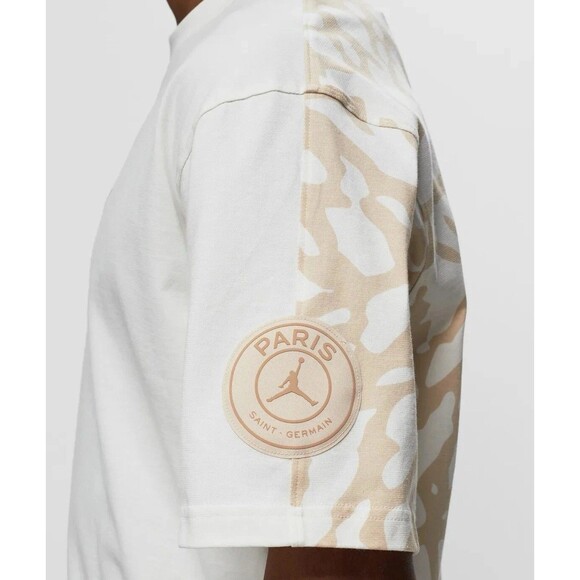 AIR‎ JORDAN PARIS SAINT-GERMAIN WM HERITAGE 85 SS CREW T-SHIRT Sz L - FLAW - Picture 7 of 16